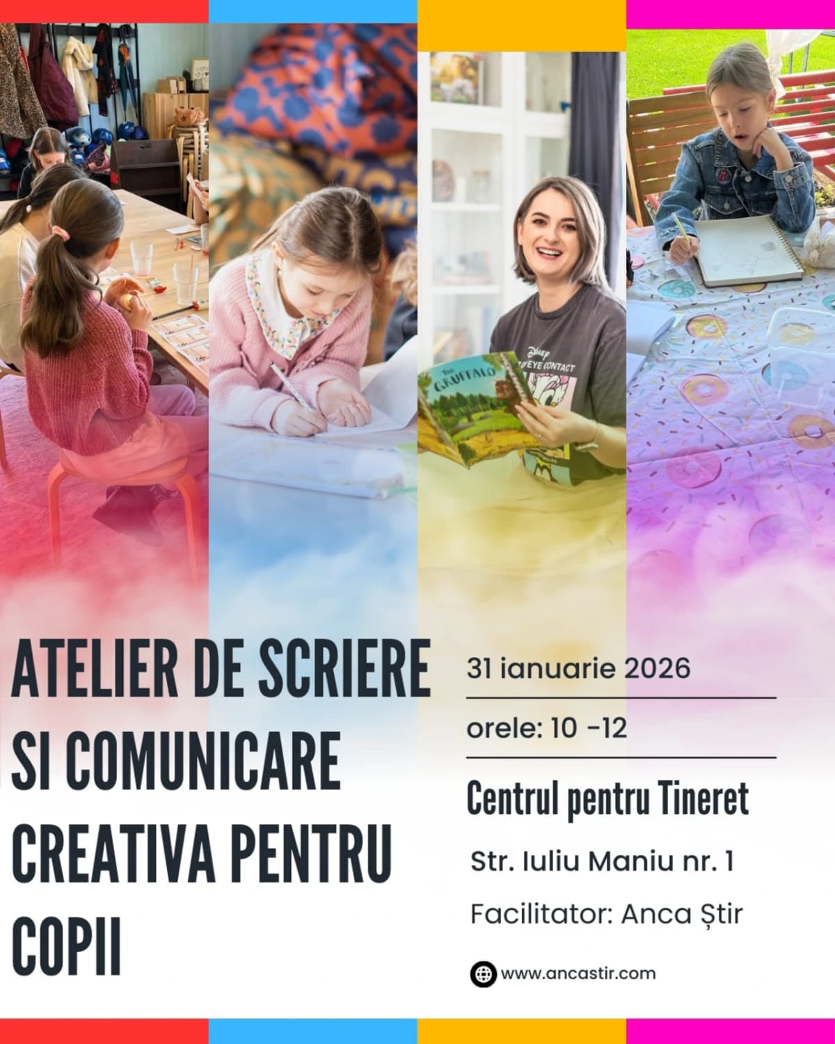 Atelier de scriere si comunicare creativa pentru copii