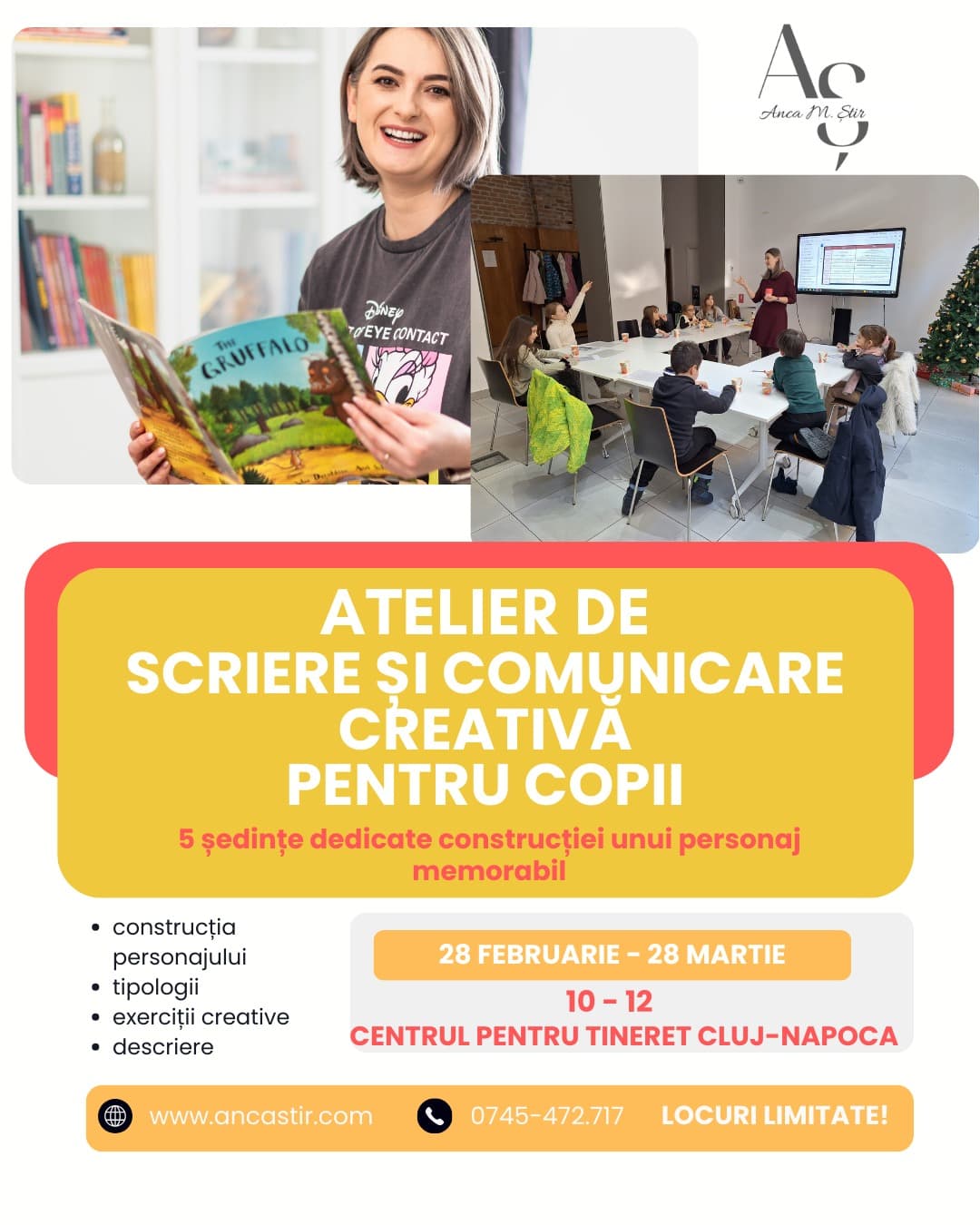 Atelier de scriere si comunicare creativa - Personajul si misterele lui